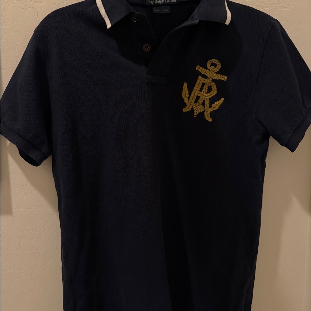 New w/o tags Ralph Lauren Navy Polo with Gold Anchor